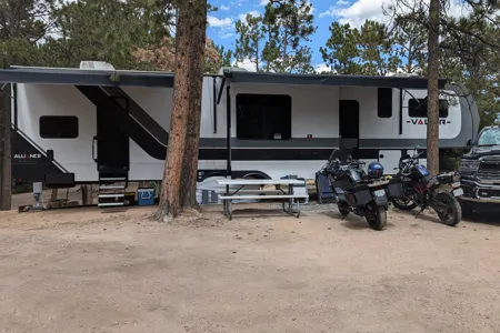 DELIVERED Motorcycle-golf Alliance RV 44V14 TOY Hauler