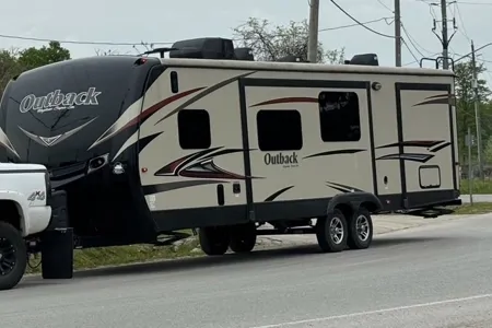 Melanie's Keystone Outback 310TB  Toy Hauler