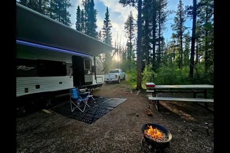 Milly's Tow and Go Travel Trailer.