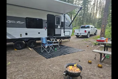 Milly's Tow and Go Travel Trailer.