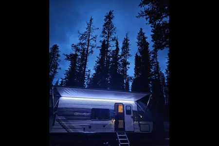 Milly's Tow and Go Travel Trailer.