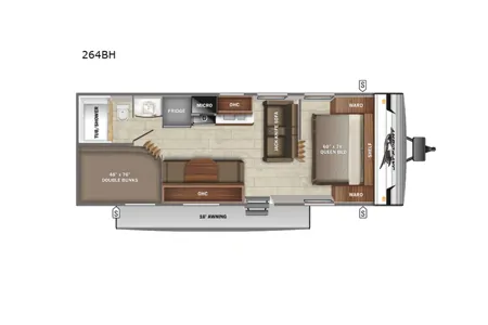 Lucas's Jayco Jay flight 264BHW Travel Trailer