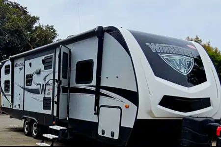 Glampy's Winnebago Minnie Plus Travel Trailer