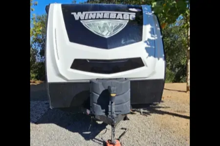 Glampy's Winnebago Minnie Plus Travel Trailer