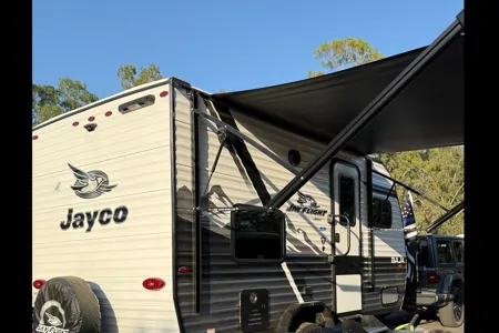 Martin's Jayco Jay flight SLX Baja Travel Trailer