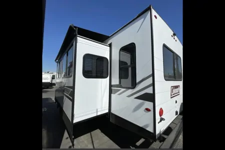 Private enterance  32’ Coleman Travel Trailer 