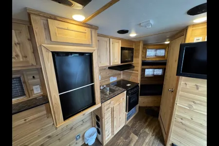 Frank Lake Reno's Ice Castle Fish Houses Range Runner 17Ft RV edition Travel Trailer