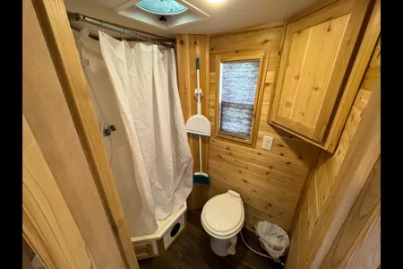 Frank Lake Reno's Ice Castle Fish Houses Range Runner 17Ft RV edition Travel Trailer