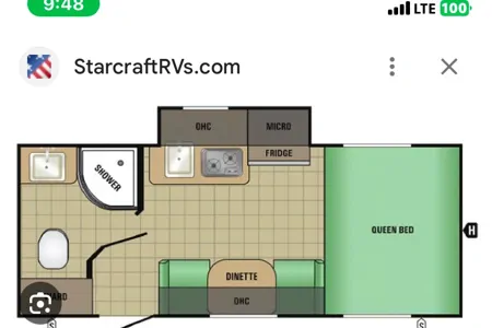 Shannon's Starcraft Mini comet Travel Trailer