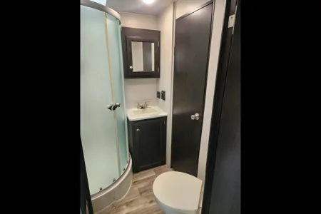 Ray Rays Travel Trailer with outdoor kitchen and bunk room