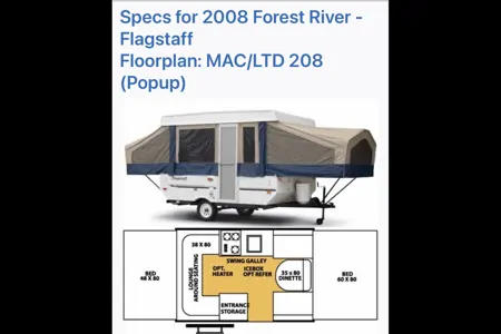 Meg’s Flagstaff MAC LTD 208 Tent Trailer