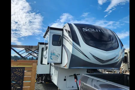 Luxury 5th Wheel | Front Living & High-End Comfort - 2021 Grand Design Solitude 346FLS - WE DELIVER!