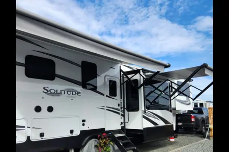 Luxury 5th Wheel | Front Living & High-End Comfort - 2021 Grand Design Solitude 346FLS - WE DELIVER!