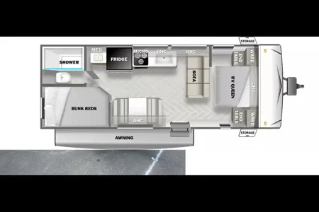 2024 Salem Sleeps 8 With Bunk Beds & Solar!