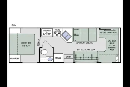 Fireside RV's 2019 Thor Motor Coach Majestic 28A - LMI1519