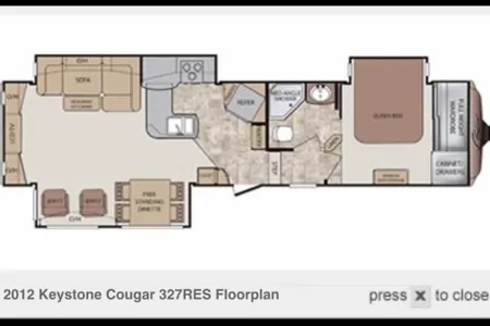 RT’s Entertainment 2012 Keystone Cougar 327RES