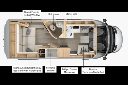 Leisure Travel Van Unity RL - PNW Glamping Easy for First Timers