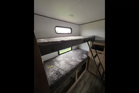 2024 Alpha Wolf. Fully stocked with bunkhouse ready for your adventure.