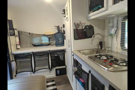 Boondock / Campsite, SUV Towable Travel Lite RV 14FD Travel Trailer