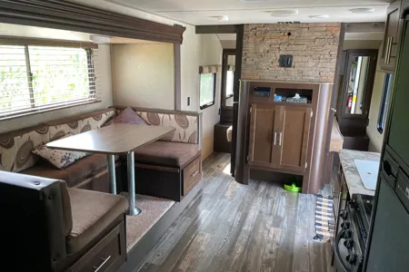 Jocelyn's Grand River gray wolf Travel Trailer