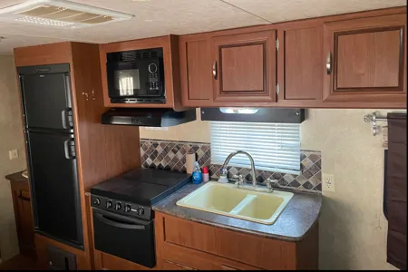 Adventure Awaits RV Rental Forest River Wildwood Travel Trailer