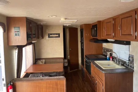Adventure Awaits RV Rental Forest River Wildwood Travel Trailer