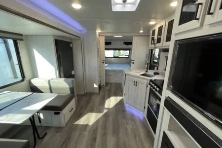 East to West Longitude Travel Trailer