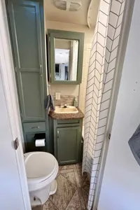 26’Family friendly RV set up at Jackpine Lake Wilderness Resort