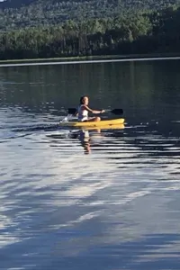 26’Family friendly RV set up at Jackpine Lake Wilderness Resort