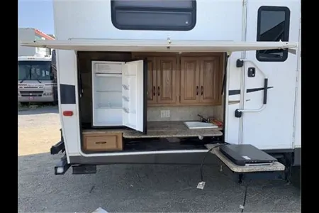 Rustic Antler Lodge Keystone Outback 312BH Travel Trailer