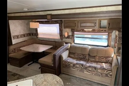 Rustic Antler Lodge Keystone Outback 312BH Travel Trailer