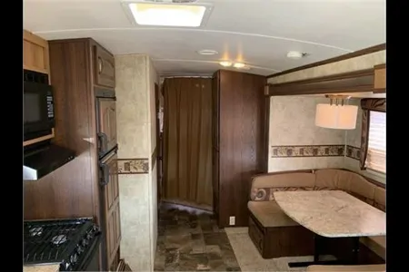 Rustic Antler Lodge Keystone Outback 312BH Travel Trailer