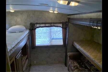 Rustic Antler Lodge Keystone Outback 312BH Travel Trailer