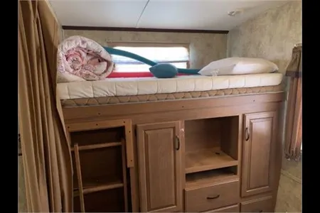Rustic Antler Lodge Keystone Outback 312BH Travel Trailer