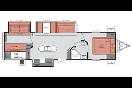 Cedar & Stone 32’ Viewfinder RV VS32KIBH Travel Trailer