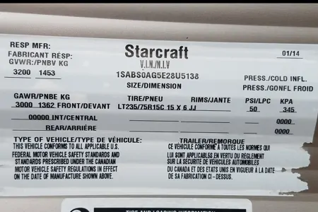 UPGRADED STARCRAFT AR-ONE TRAVEL TRAILER