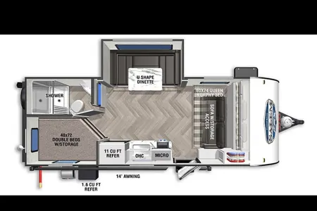 2024 Forest River SALEM 178BHSK