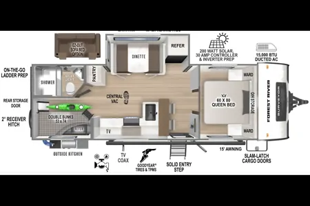 CAMP WITHOUT the WORK - delivered and ready to go