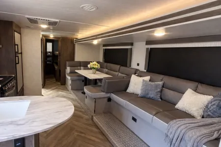 4-Bunk Hideaway + Queen suite • Two Bedrooms. Sleeps 10