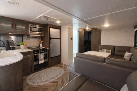 4-Bunk Hideaway + Queen suite • Two Bedrooms. Sleeps 10