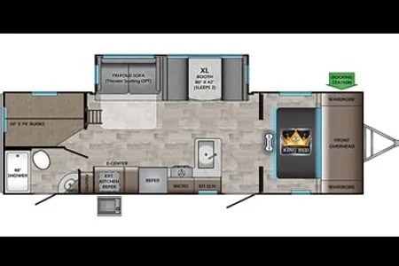 De La Torre Family Crossroads SS272BH Travel Trailer