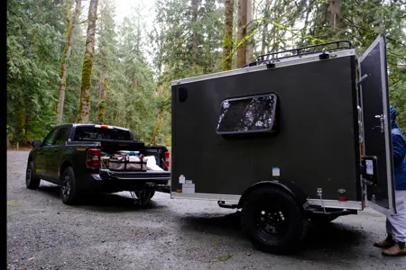 The PinePod- Cozy Cabin Trailer