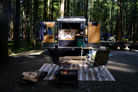 The PinePod- Cozy Cabin Trailer