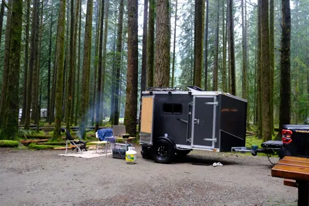 The PinePod- Cozy Cabin Trailer