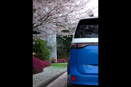 Iconic, Zero Emission Camping with an Volkswagen ID. BUZZ