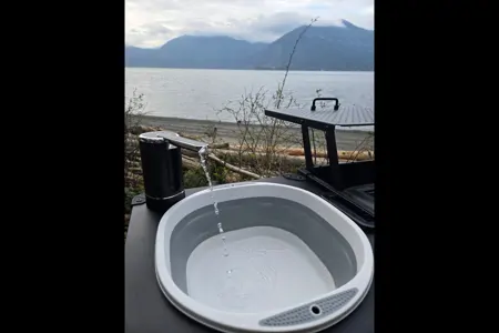 Iconic, Zero Emission Camping with an Volkswagen ID. BUZZ