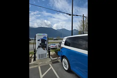 Iconic, Zero Emission Camping with an Volkswagen ID. BUZZ