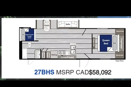 Grand River 29BHS Travel Trailer