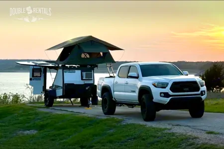 TIGERMOTH Overlander Camper w/ Rooftop Tent & Kitchen