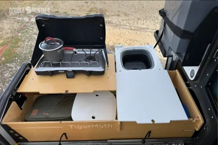 TIGERMOTH Overlander Camper w/ Rooftop Tent & Kitchen